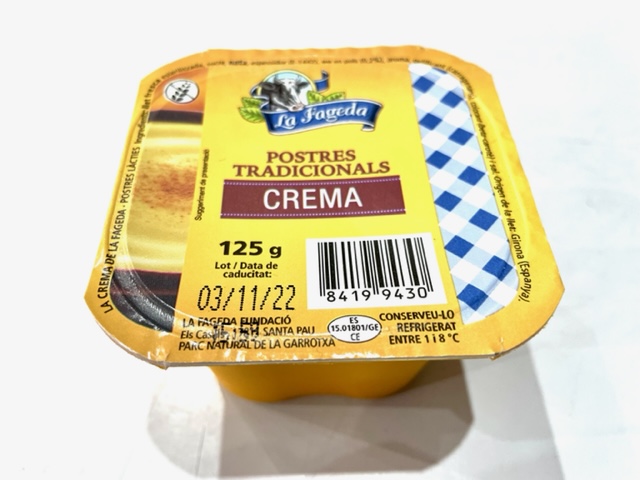 Crema catalana La Fageda