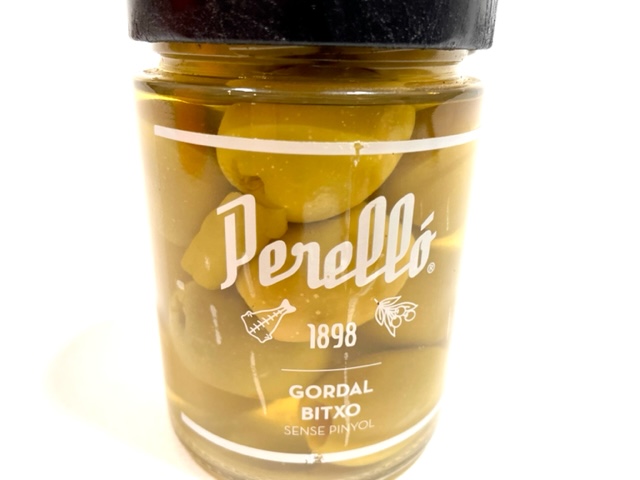 Oliva gordal amb bitxo verd